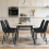 AINPECCA (Black, 4PCS Chair) 4PCS Velvet Dining Chairs 9