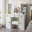 Bedroom Vanity Set w/ Stool &10 LED Lights  Mirror 4