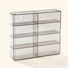 2X 1:64 for Hot Wheel Display Box Car Model Toy Cabinet Rack for Hotwheel Cars Diecast Storage Dustproof Display Box A