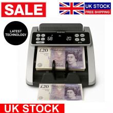 NOTE COUNTER MACHINE MONEY CURRENCY GBP BANKNOTE COUNTING DETECTOR CASH BILL