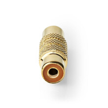 Mono audio adaptér | RCA Hona | RCA Hona | Guldplaterad | Rak | Kov | Kov | Kov | 1 ks | Zámek