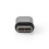 USB-C adaptér | USB 2.0 | USB-C samec | USB Micro-B samice | 480 Mbps | Kulatý | Poniklovaný | Černá | Box 1