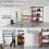 Portable Mobile Work Platform - VonHaus Scaffold Platform with Wheels 2