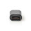 USB-C adaptér | USB 2.0 | USB-C samec | USB Micro-B samice | 480 Mbps | Kulatý | Poniklovaný | Černá | Box 4