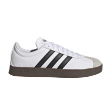 (7 UK, White/Black/Gum) Adidas Womens/Ladies 3 Stripes Synthetic Trainers