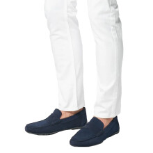(7 UK, Navy) Geox Mens Kosmopolis + Grip Suede Moccasins