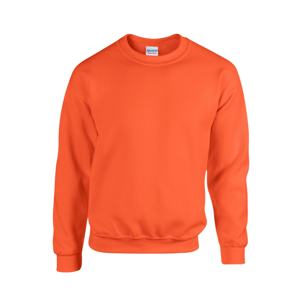 Gildan (Xxl, Orange) Mens Heavy Blend Sweatshirt
