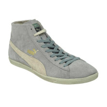 (4.5 UK, Grey) Puma Unisex Adult Gylde Vintage Suede Mid Cut Trainers