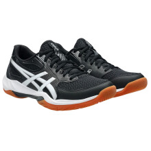 (6.5 UK, Black/White) Asics Womens/Ladies Rocket 12 Netball