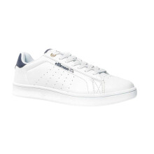 (9 UK, White/Navy) Ellesse Mens Logo Cupsole Trainers