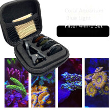 2X Aquarium Smartphone Kamera Objektiv Filter 4 im 1 Kit Gelb Orange Linsen Filter für Korallenriff Aquarium Fotografie