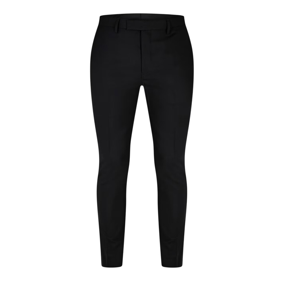 Ben Sherman (35R, Black) Mens Priory Skinny Suit Trousers