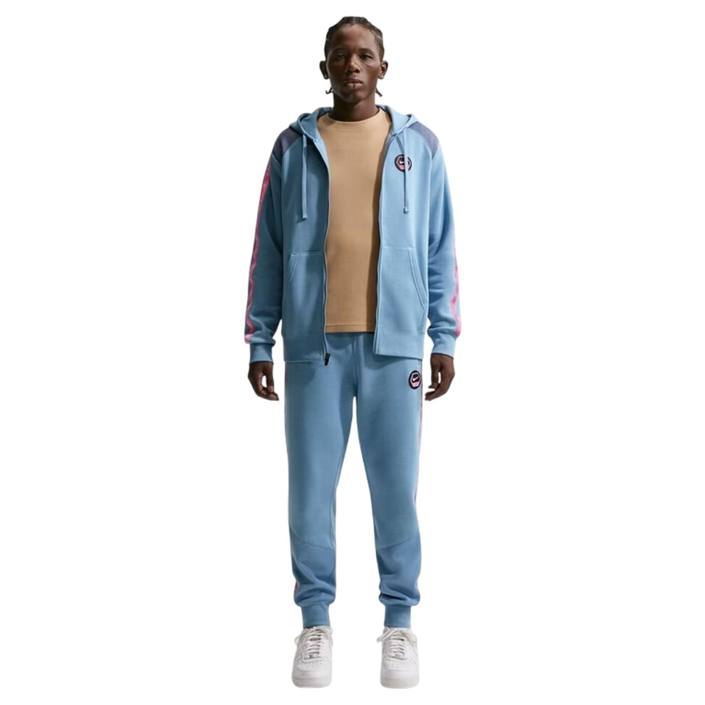 Nike (S R, Blue) Mens Fleece Joggers