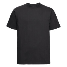 (3XL, Black) Russell Europe Mens Classic Heavyweight Ringspun Short Sleeve T-Shirt