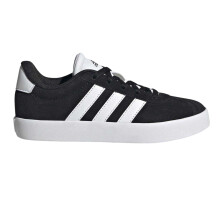 (5.5 UK, Black/White) Adidas Childrens/Kids VL Court 3.0 Suede Platform Trainers