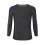Skins (XS, Black) Skins Mens Contrast Sleeves Base Layer Top 1