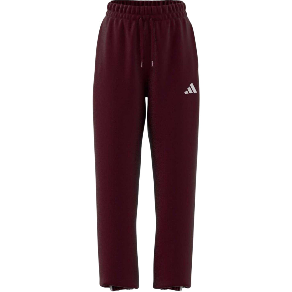Adidas (S, Ruby) Womens/Ladies 3 Stripes Jogging Bottoms