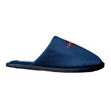 (7 UK, Moonlit Ocean) Calvin Klein Mens Wordmark Flat Mules