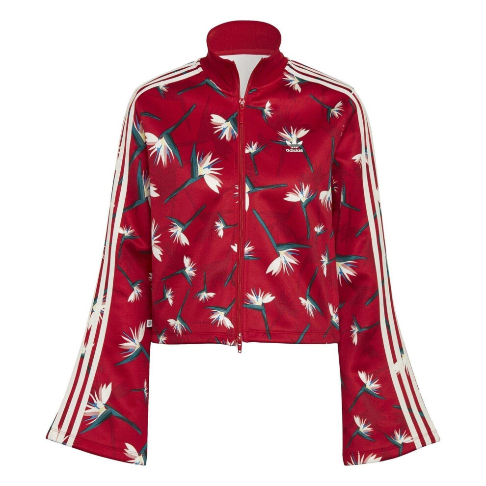 Adidas Womens/Ladies Originals Floral Bell Sleeve Track Top