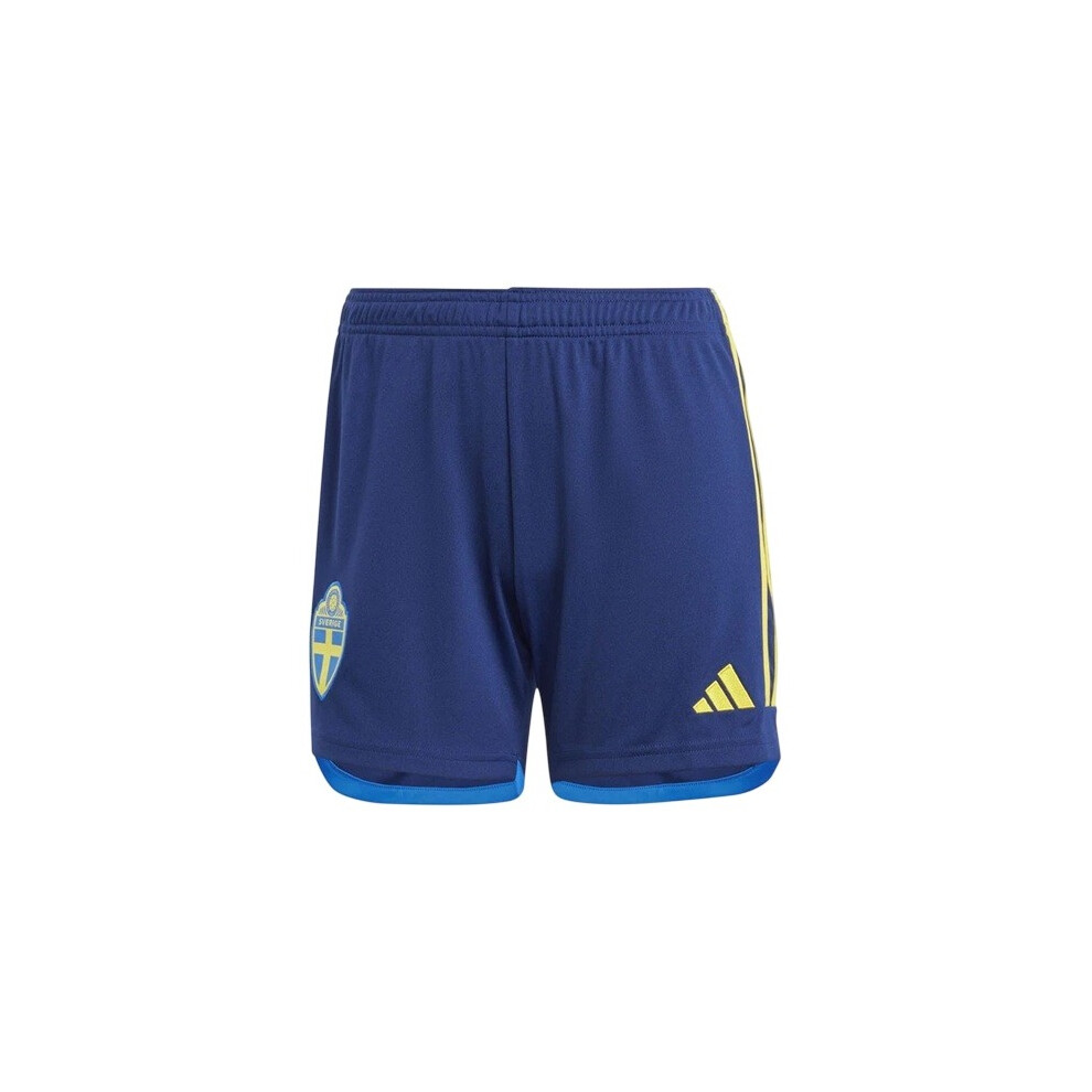 Adidas (8 Uk S, Team Navy Blue) Womens/Ladies Team Sweden Fa Sport Football Shorts