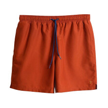 (M, Brown) Farah Mens Regular Swimming Swim Shorts