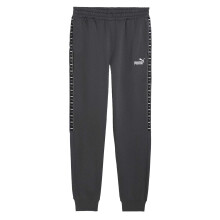 (XL, Grey) Puma Mens Fleece Ribbed Cuff Joggers