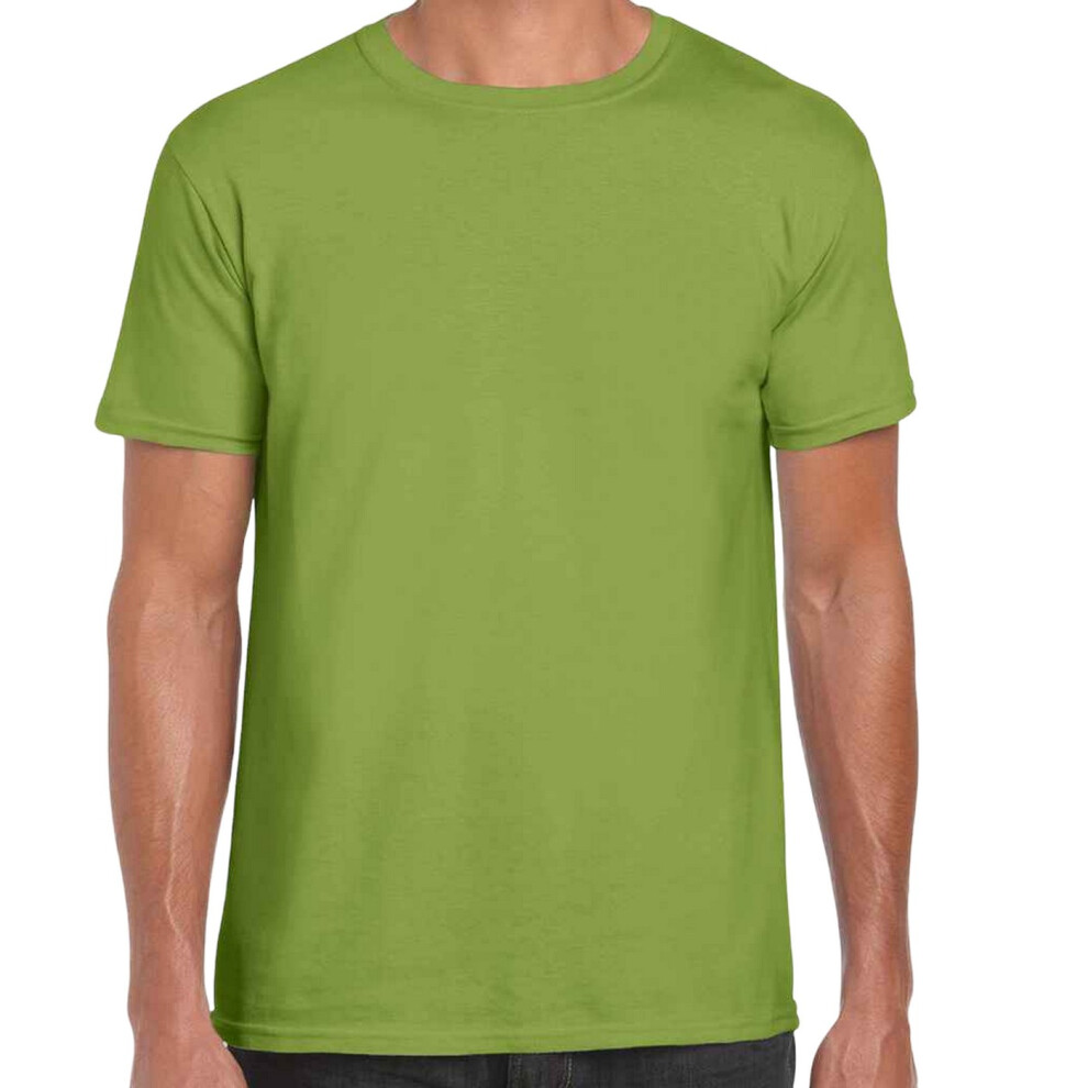 Gildan (3Xl, Kiwi) Mens Short Sleeve Soft-Style T-Shirt