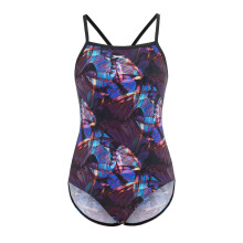 (16 UK, Black) Slazenger Womens/Ladies Floral One Piece Swimsuit