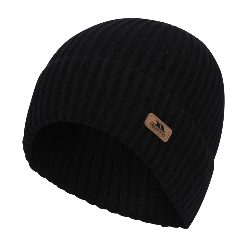 Trespass (L-Xl, Black) Unisex Adult Dornan Beanie