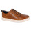 (12 UK, Tan) Roamers Mens Leather Trainers 1