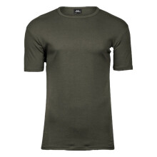 (L, Deep Green) Tee Jays Mens Interlock T-Shirt