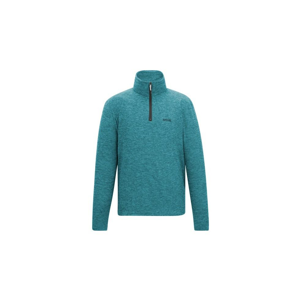 Regatta (L, Arctic) Mens Thompson Marl Half Zip Fleece Jacket
