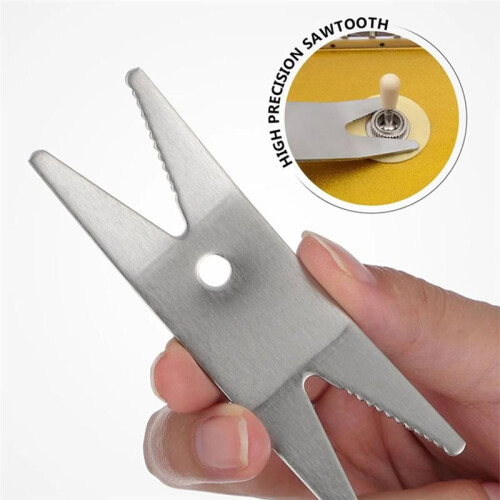 2 Pcs Multi Guitar Spanner Wrench Guitars Tool for String Instruments,Knob Tuner Bridge Pin Adjustment 2