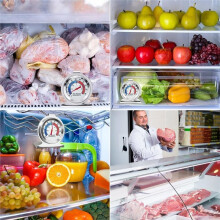 12 Pack Refrigerator Freezer Thermometer Large Fridge Thermometer with Dual-Scale -20-80F for Freezer Refrigerator