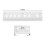 Built-in Refrigerator Slide Rails, Smooth Glide Mobile Shelf Tracks for Easy Access, Space Optimization, White 9