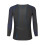 Skins (XS, Black) Skins Mens Contrast Sleeves Base Layer Top 2