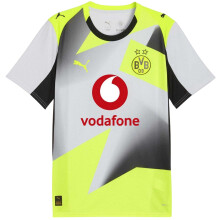 (M, Silver/Yellow) Puma Mens 25/26 Borussia Dortmund Away Shirt