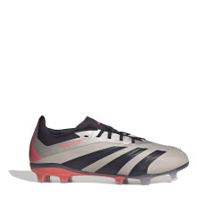 (5 UK Child, Silver/Black) Adidas Childrens/Kids Predator Elite Football Boots