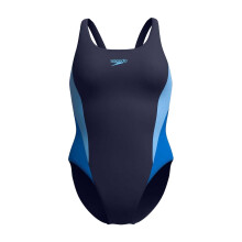 (8 UK, Lagoon Blue) Speedo Womens/Ladies Colour Block One Piece Swimsuit