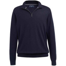 (M, Navy) Brook Taverner Mens Copenhagen Quarter Zip Jumper
