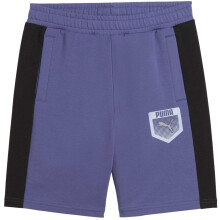 (7-8 Years, Blue) Puma Childrens/Kids Active Graphic Sweat Shorts