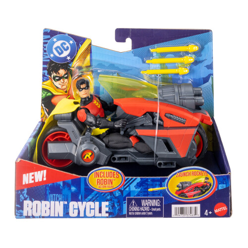 Mattel DC Robin & Robin Cycle 6" Figure Mattel JMD51