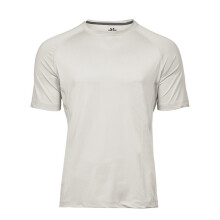 (M, Cement) Tee Jays Mens CoolDry T-Shirt