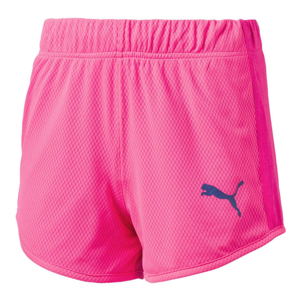 Puma (14 Years, Pink) Boys D4softsport Fleece Logo Shorts