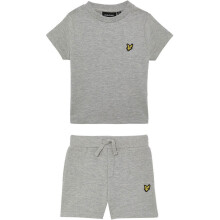 (18-24 Months, Grey Marl) Lyle & Scott Baby T-Shirt & Shorts Set