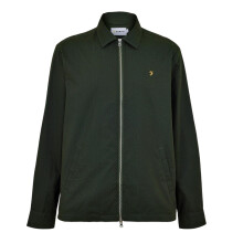 (M, Evergreen) Farah Mens Radley Regular Overshirt