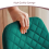 AINPECCA 4PCS Velvet Dining Chairs Breakfast MetalLeg Green 5