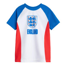 (2-3 Years, White) England Boys Logo Swim Top