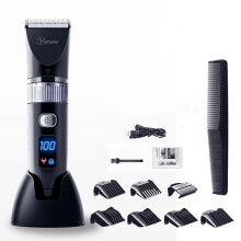 HATTEKER Professional Hair Clipper Cordless Men Hair Trimmer Beard Shaver Kit