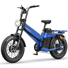 Electric Bike 52V 60Ah TESWAY X7 AWD Cargo E-bike 20*4 inch E-Mountainbike 320KM